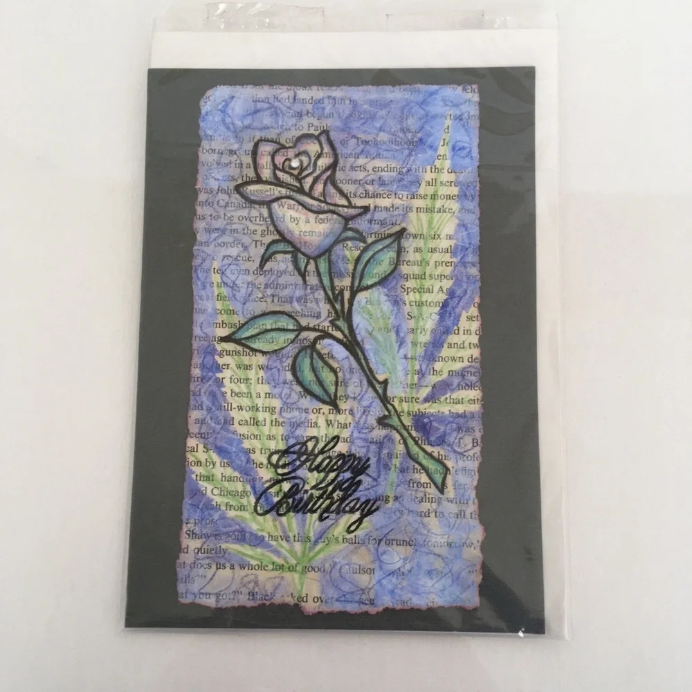Handmade Cannabis Marijuana Greeting Cards Set of2